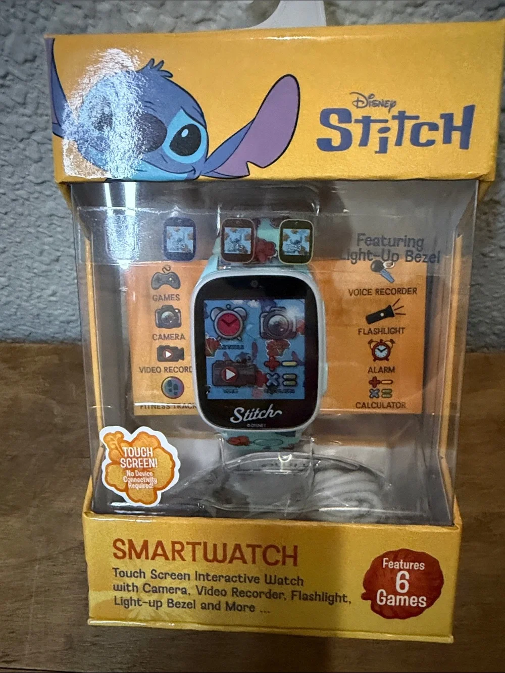 Kids' Blue Stitch Smartwatch - Touch Screen Interactive Wearable